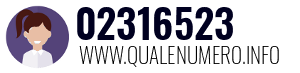 Numero di telefono 02316523 02316523