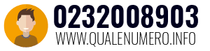 Numero di telefono 0232008903 0232008903