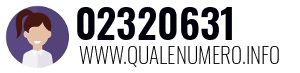 Numero di telefono 02320631 02320631