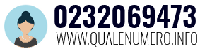 Numero di telefono 0232069473 0232069473