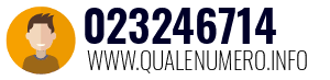 Numero di telefono 023246714 023246714