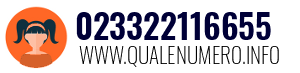 Numero di telefono 023322116655 023322116655
