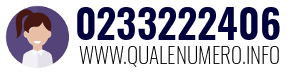 Numero di telefono 0233222406 0233222406