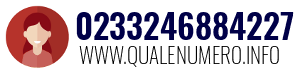 Numero di telefono 0233246884227 0233246884227
