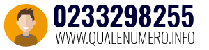 Numero di telefono 0233298255 0233298255