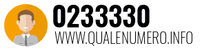 Numero di telefono 0233330 0233330