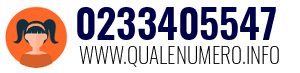 Numero di telefono 0233405547 0233405547