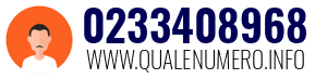Numero di telefono 0233408968 0233408968