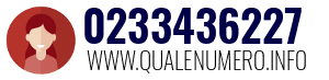 Numero di telefono 0233436227 0233436227