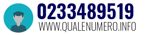 Numero di telefono 0233489519 0233489519