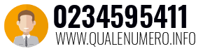Numero di telefono 0234595411 0234595411