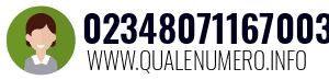 Numero di telefono 02348071167003 02348071167003