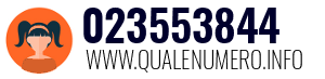 Numero di telefono 023553844 023553844