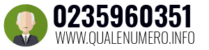 Numero di telefono 0235960351 0235960351