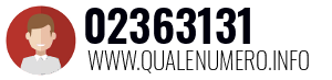 Numero di telefono 02363131 02363131