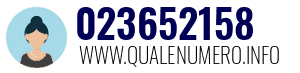 Numero di telefono 023652158 023652158