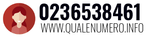 Numero di telefono 0236538461 0236538461