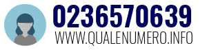 Numero di telefono 0236570639 0236570639