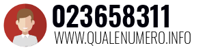 Numero di telefono 023658311 023658311