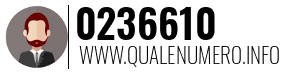 Numero di telefono 0236610 0236610