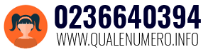 Numero di telefono 0236640394 0236640394