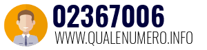 Numero di telefono 02367006 02367006
