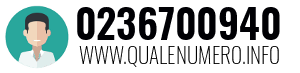 Numero di telefono 0236700940 0236700940
