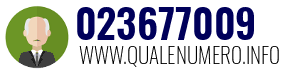 Numero di telefono 023677009 023677009