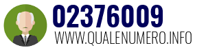 Numero di telefono 02376009 02376009