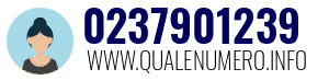 Numero di telefono 0237901239 0237901239