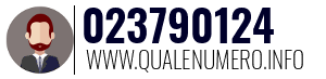 Numero di telefono 023790124 023790124