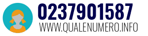 Numero di telefono 0237901587 0237901587