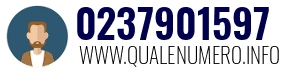 Numero di telefono 0237901597 0237901597
