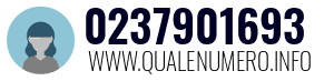 Numero di telefono 0237901693 0237901693