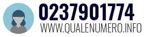 Numero di telefono 0237901774 0237901774