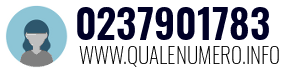 Numero di telefono 0237901783 0237901783