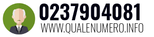 Numero di telefono 0237904081 0237904081