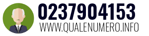 Numero di telefono 0237904153 0237904153