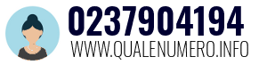 Numero di telefono 0237904194 0237904194