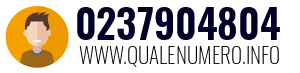 Numero di telefono 0237904804 0237904804