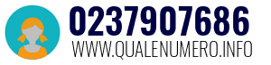 Numero di telefono 0237907686 0237907686