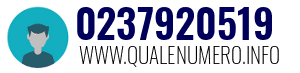 Numero di telefono 0237920519 0237920519