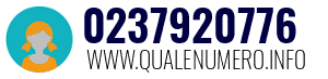 Numero di telefono 0237920776 0237920776