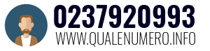 Numero di telefono 0237920993 0237920993