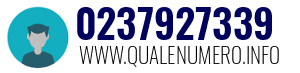 Numero di telefono 0237927339 0237927339