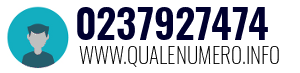 Numero di telefono 0237927474 0237927474