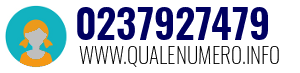 Numero di telefono 0237927479 0237927479