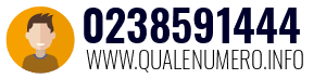 Numero di telefono 0238591444 0238591444