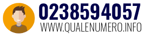 Numero di telefono 0238594057 0238594057