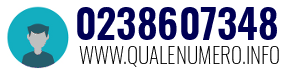 Numero di telefono 0238607348 0238607348